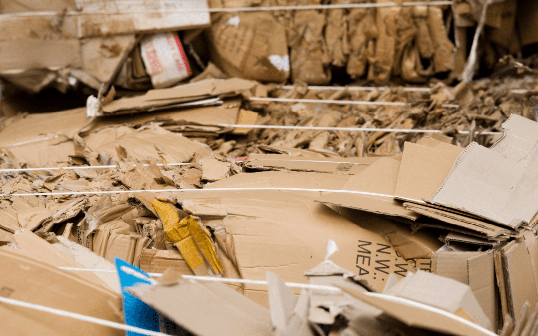 Recycle Cardboard Tied